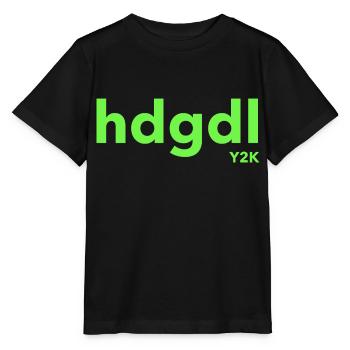 hdgdl Y2K grün - Stanley/Stella Kinder T-Shirt MINI CREATOR  - Schwarz - Vorne - Mikhail (115cm)