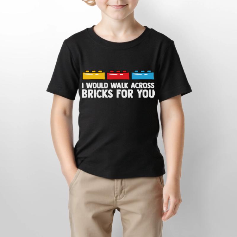 Brick Builder Brick Building Master Builder Stanley/Stella MINI CREATOR Kids’ T-Shirt