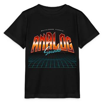 Analog Sounds Synthesizer - Stanley/Stella Kinder T-Shirt MINI CREATOR  - Schwarz - Vorne - Mikhail (115cm)