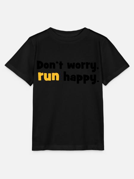run - Stanley/Stella MINI CREATOR Kids’ T-Shirt - black
