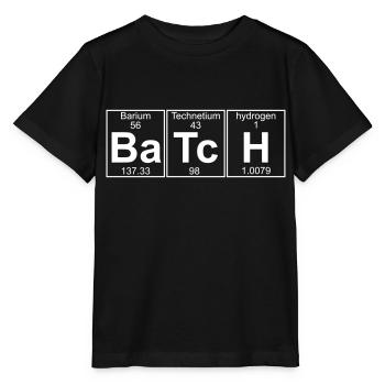 Ba-Tc-H (batch) - Full - Stanley/Stella MINI CREATOR Kids’ T-Shirt - black - Front - Mikhail (115cm)