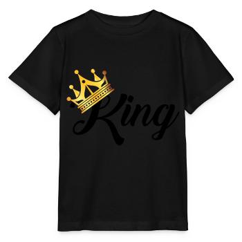 roi - T-shirt bio MINI CREATOR Stanley/Stella Enfant - noir - Devant - Mikhail (115cm)
