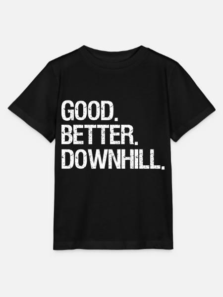 Downhill - Stanley/Stella Kinder T-Shirt MINI CREATOR - Schwarz