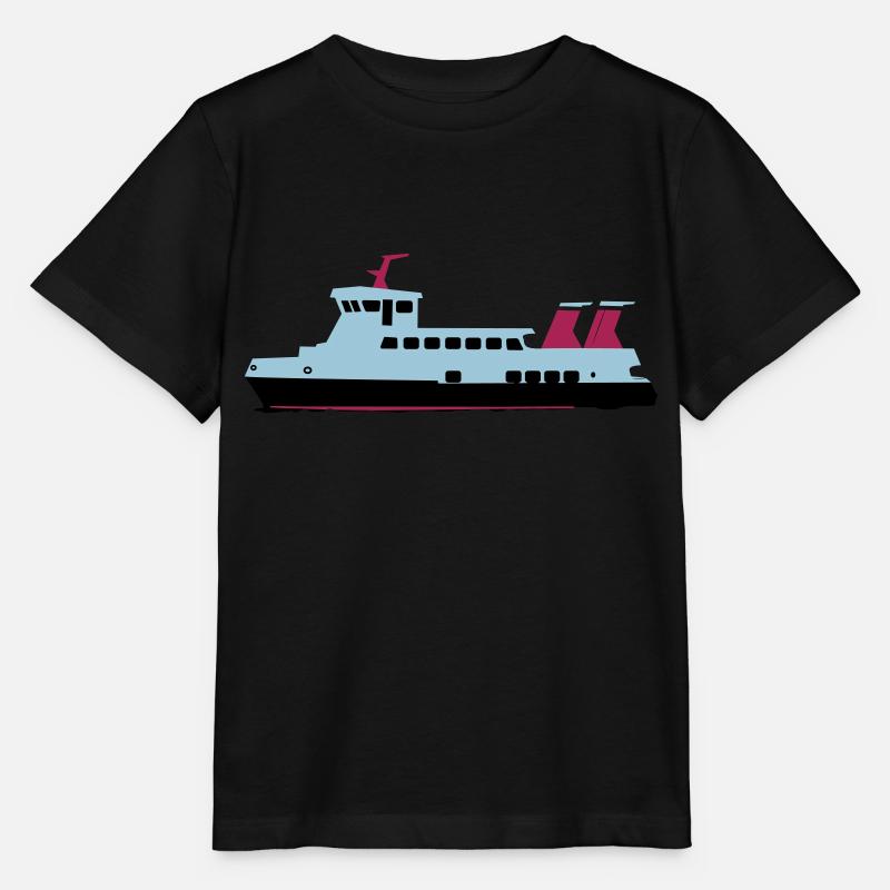 schiff - Stanley/Stella Kinder T-Shirt MINI CREATOR  - Schwarz