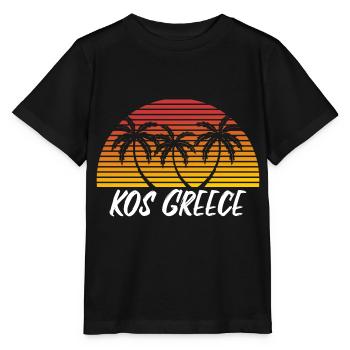 Kos Greece - Stanley/Stella MINI CREATOR Kids’ T-Shirt - black - Front - Mikhail (115cm)