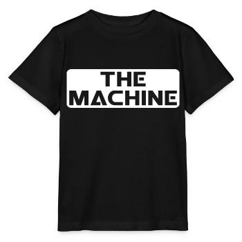 LA MACHINE nouveau - T-shirt bio MINI CREATOR Stanley/Stella Enfant - noir - Devant - Mikhail (115cm)