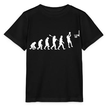 Basket évolution - T-shirt bio MINI CREATOR Stanley/Stella Enfant - noir - Devant - Mikhail (115cm)