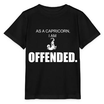 CAPRICORN - T-shirt bio MINI CREATOR Stanley/Stella Enfant - noir - Devant - Mikhail (115cm)