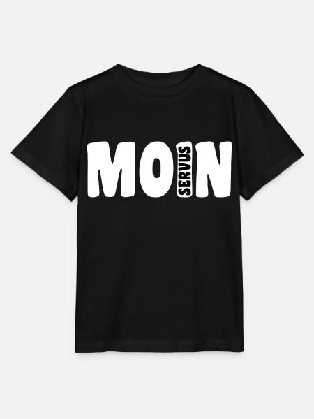 Moin Servus | White - Stanley/Stella Kinder T-Shirt MINI CREATOR  - Schwarz