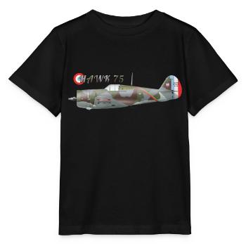 Hawk 75 - T-shirt bio MINI CREATOR Stanley/Stella Enfant - noir - Devant - Mikhail (115cm)