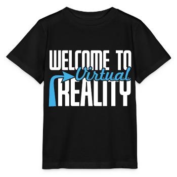 To Virtual Reality - Stanley/Stella MINI CREATOR Kids’ T-Shirt - black - Front - Mikhail (115cm)