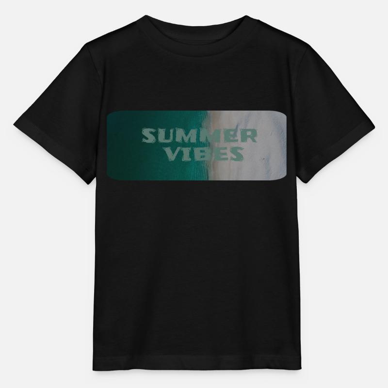 I love clothes /Summer vibes - Stanley/Stella Kinder T-Shirt MINI CREATOR  - Schwarz