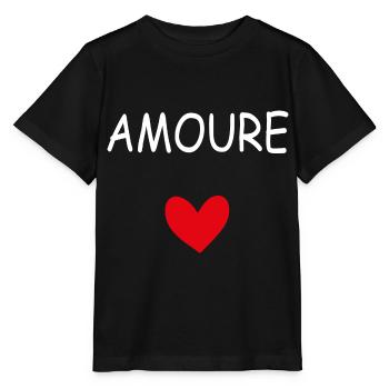 AMOUR COEUR - T-shirt bio MINI CREATOR Stanley/Stella Enfant - noir - Devant - Mikhail (115cm)
