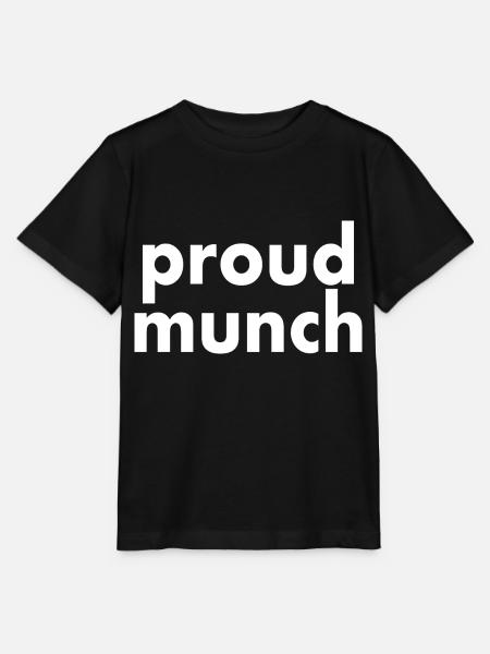 Proud munch - Stanley/Stella Kinder T-Shirt MINI CREATOR - Schwarz