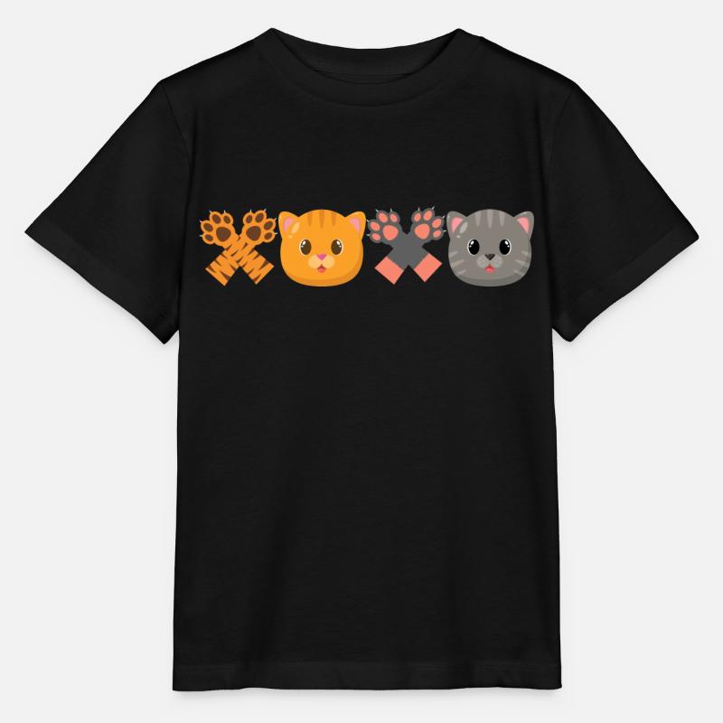 XOXO Chat - T-shirt bio MINI CREATOR Stanley/Stella Enfant - noir