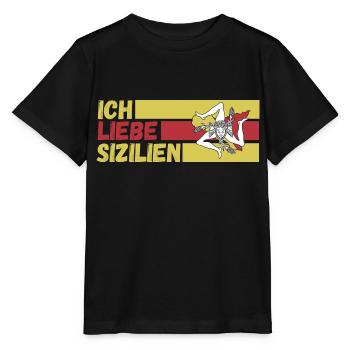 Sizilianer Sizilianisch Sizilien - Stanley/Stella Kinder T-Shirt MINI CREATOR  - Schwarz - Vorne - Mikhail (115cm)