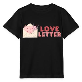 Lettre d’amour - T-shirt bio MINI CREATOR Stanley/Stella Enfant - noir - Devant - Mikhail (115cm)