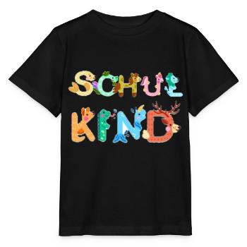 Schulkind 2026 Einschulung 2026 1. Klasse 26 - Stanley/Stella Kinder T-Shirt MINI CREATOR  - Schwarz - Vorne - Mikhail (115cm)