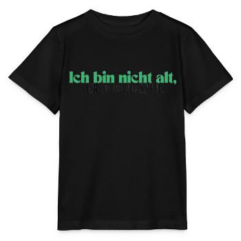 Ich bin nicht alt, ich bin ein Klassiker - Stanley/Stella Kinder T-Shirt MINI CREATOR  - Schwarz - Vorne - Mikhail (115cm)