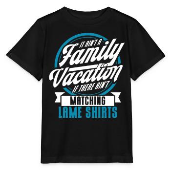 Road Trip Holiday Family Holiday Family Gift - Stanley/Stella MINI CREATOR Kids’ T-Shirt - black - Front - Mikhail (115cm)
