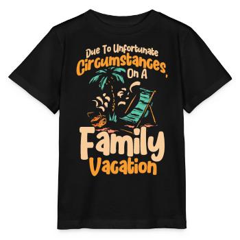 Road Trip Holiday Family Holiday Family Gift - Stanley/Stella MINI CREATOR Kids’ T-Shirt - black - Front - Mikhail (115cm)