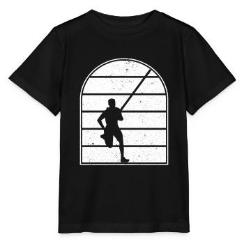 Stabhochsprung - Stanley/Stella Kinder T-Shirt MINI CREATOR  - Schwarz - Vorne - Mikhail (115cm)