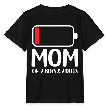 Canine - T-shirt bio MINI CREATOR Stanley/Stella Enfant - noir - Devant - Mikhail (115cm)