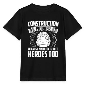 Tischler - Stanley/Stella Kinder T-Shirt MINI CREATOR  - Schwarz - Vorne - Mikhail (115cm)