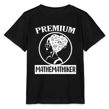 Mathematik - Stanley/Stella Kinder T-Shirt MINI CREATOR  - Schwarz - Vorne - Mikhail (115cm)