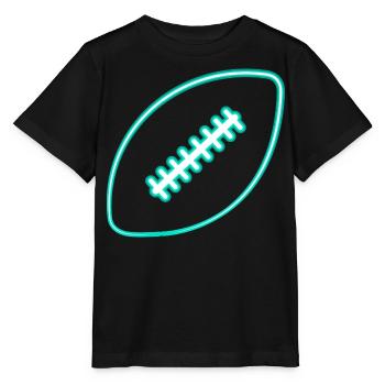 Joueur de football américain - T-shirt bio MINI CREATOR Stanley/Stella Enfant - noir - Devant - Mikhail (115cm)