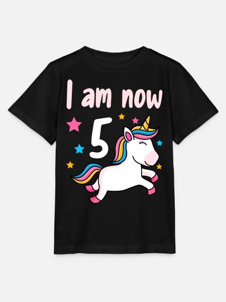 5. Geburtstag Mädchen 5 Jahre - Stanley/Stella Kinder T-Shirt MINI CREATOR  - Schwarz