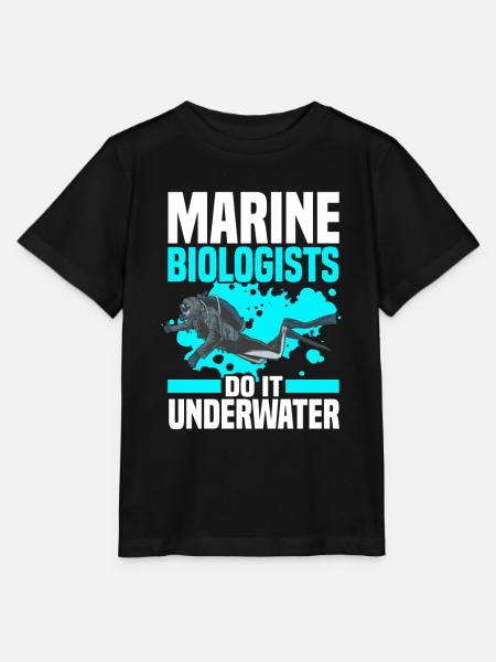 Meeresbiologie - Stanley/Stella Kinder T-Shirt MINI CREATOR  - Schwarz