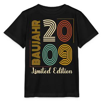 Baujahr 2009 - Stanley/Stella Kinder T-Shirt MINI CREATOR  - Schwarz - Vorne - Mikhail (115cm)