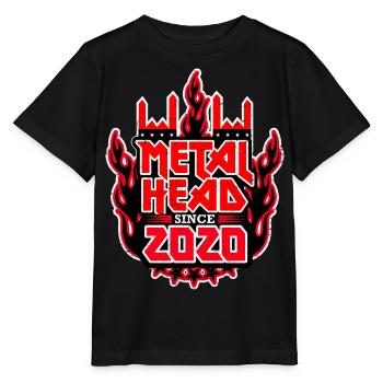 METALHEAD since 2020 - Stanley/Stella MINI CREATOR Kids’ T-Shirt - black - Front - Mikhail (115cm)