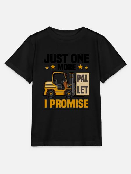 Gabelstabler Logistik | Gabelstaplerfahrer - Stanley/Stella Kinder T-Shirt MINI CREATOR  - Schwarz