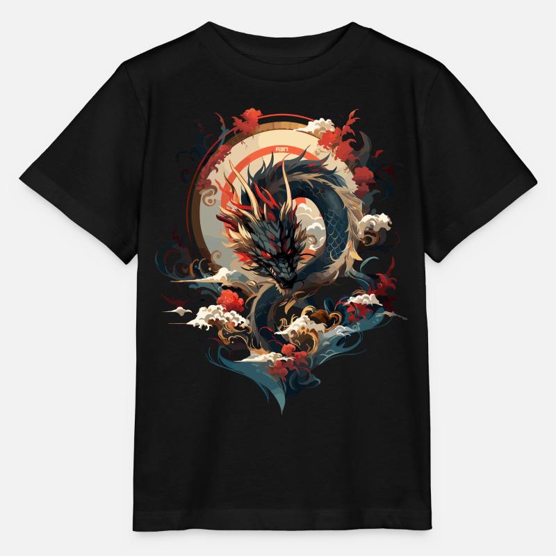 Dragon - T-shirt bio MINI CREATOR Stanley/Stella Enfant - noir