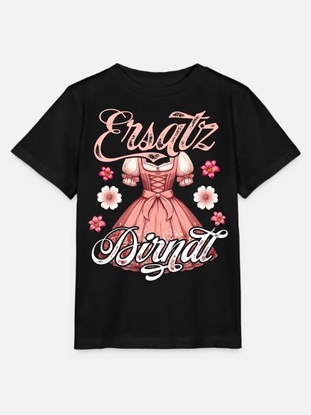 Ersatz Dirndl T-Shirt Damen Trachtenshirt Tracht - Stanley/Stella Kinder T-Shirt MINI CREATOR  - Schwarz