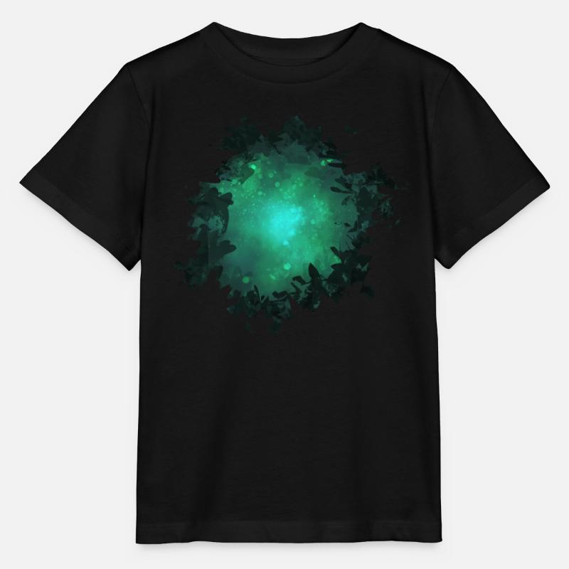 Lucioles dans les bois - T-shirt bio MINI CREATOR Stanley/Stella Enfant - noir
