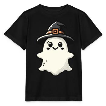 Lustiger Hexen Geist Gespenstische Party - Stanley/Stella Kinder T-Shirt MINI CREATOR  - Schwarz - Vorne - Mikhail (115cm)