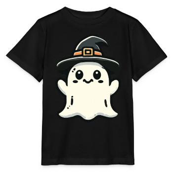 Lustiger Hexen Geist Gespenstische Party - Stanley/Stella Kinder T-Shirt MINI CREATOR  - Schwarz - Vorne - Mikhail (115cm)