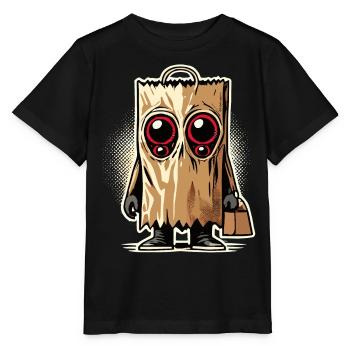 Gespenstische Party Lustiges Halloween Streetwear - Stanley/Stella Kinder T-Shirt MINI CREATOR  - Schwarz - Vorne - Mikhail (115cm)