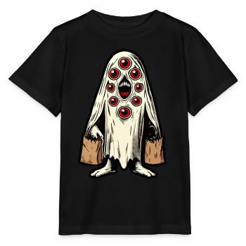 Gespenstische Party Trick Or Treat Halloween - Stanley/Stella Kinder T-Shirt MINI CREATOR  - Schwarz - Vorne - Mikhail (115cm)