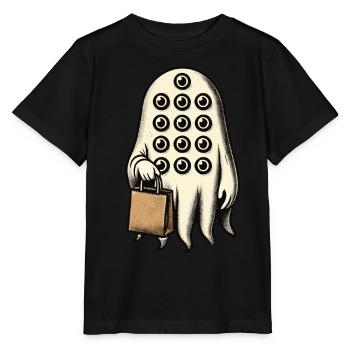 Gespenstische Party Lustiges Halloween Streetwear - Stanley/Stella Kinder T-Shirt MINI CREATOR  - Schwarz - Vorne - Mikhail (115cm)