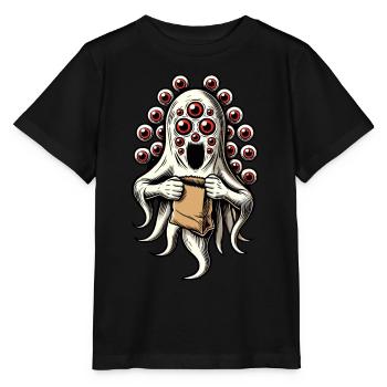 Gespenstische Party Lustiges Halloween Streetwear - Stanley/Stella Kinder T-Shirt MINI CREATOR  - Schwarz - Vorne - Mikhail (115cm)