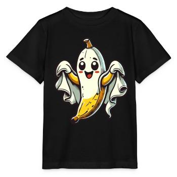 Lustige Geister Banane Boonana Gespenstische Party - Stanley/Stella Kinder T-Shirt MINI CREATOR  - Schwarz - Vorne - Mikhail (115cm)