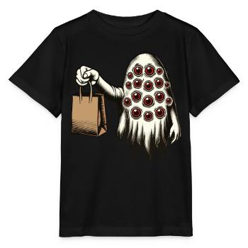 Gespenstische Party Trick Or Treat Halloween - Stanley/Stella Kinder T-Shirt MINI CREATOR  - Schwarz - Vorne - Mikhail (115cm)