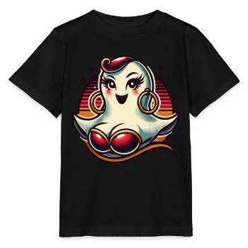 Drôle Glamour Goule Flashy Halloween - T-shirt bio MINI CREATOR Stanley/Stella Enfant - noir - Devant - Mikhail (115cm)