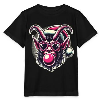 Weihnachten Krampus Lustige Sigma Male Style - Stanley/Stella Kinder T-Shirt MINI CREATOR  - Schwarz - Vorne - Mikhail (115cm)