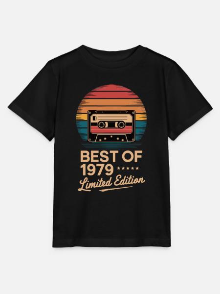 Best of 1979 Limited Edition - Stanley/Stella T-shirt MINI CREATOR til børn - sort