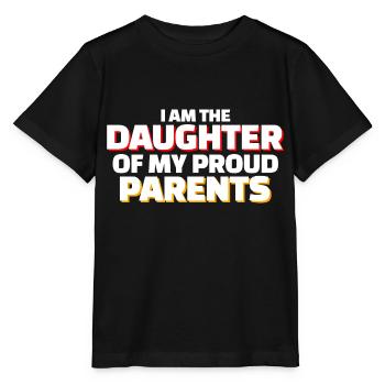 Family Daughter Parents - Stanley/Stella MINI CREATOR Kids’ T-Shirt - black - Front - Mikhail (115cm)
